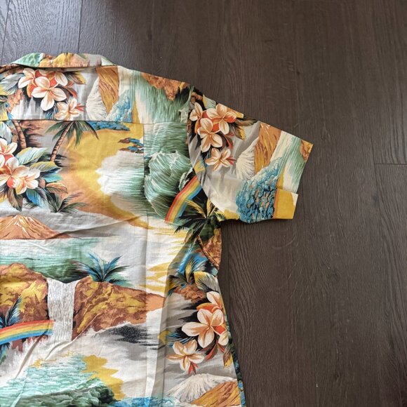 vintage made in usa hawaiian aloha shirt kolekole size medium preowned - Picture 11 of 12